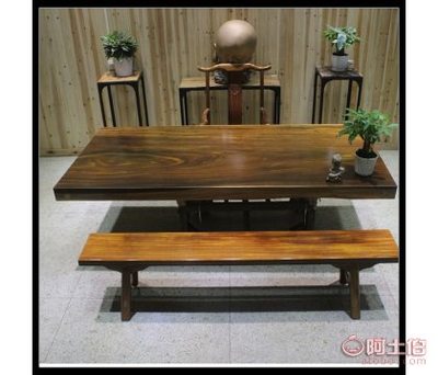 家有名木奧坎大板 綠心檀紅木實木家具，工廠直供，品質與實惠并存
